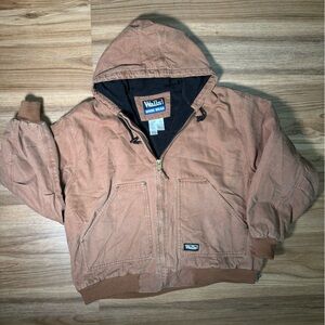 Walls Tan Hooded Jacket with Pockets